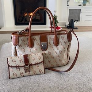 Dooney and Burke handbag and wallet